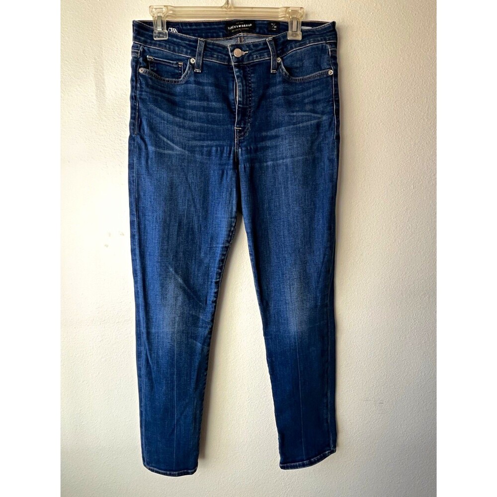 Lucky Brand Women's Medium Wash Blue Skinny 5-Pocket Jeans Size 10